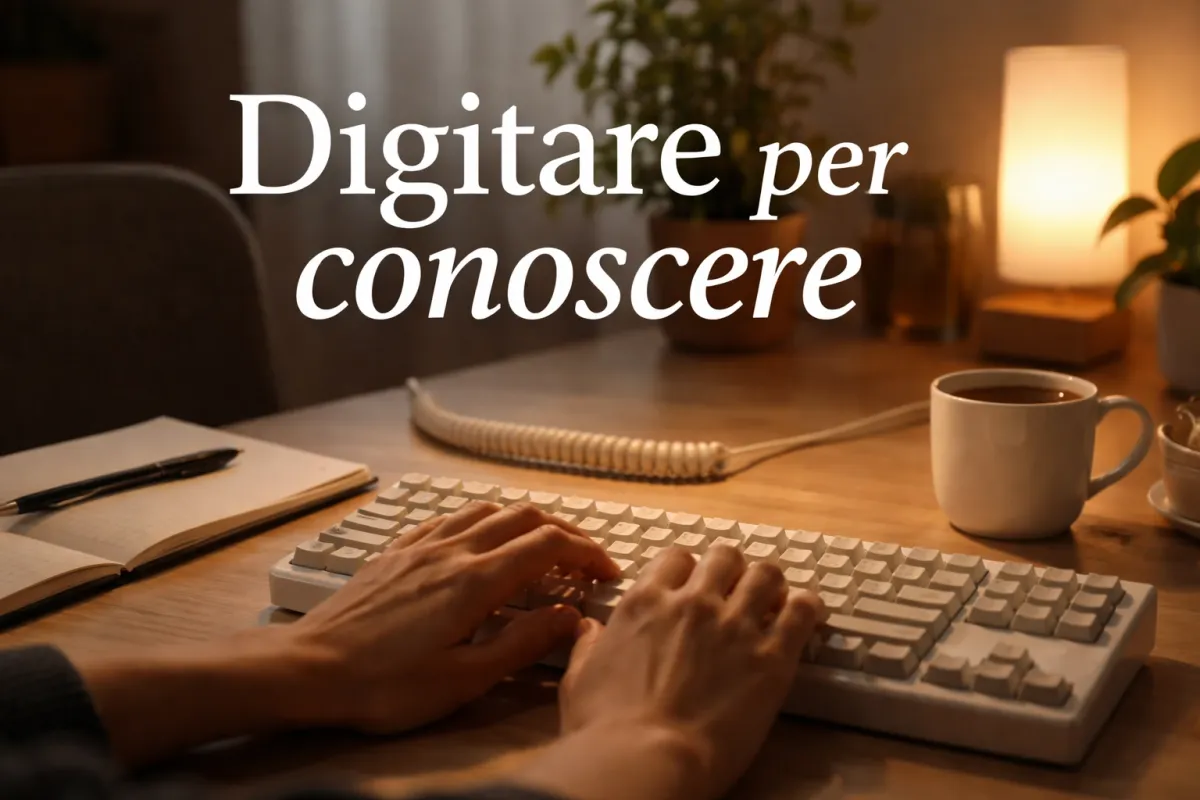 Digitare per conoscere: il silenzio di una tastiera