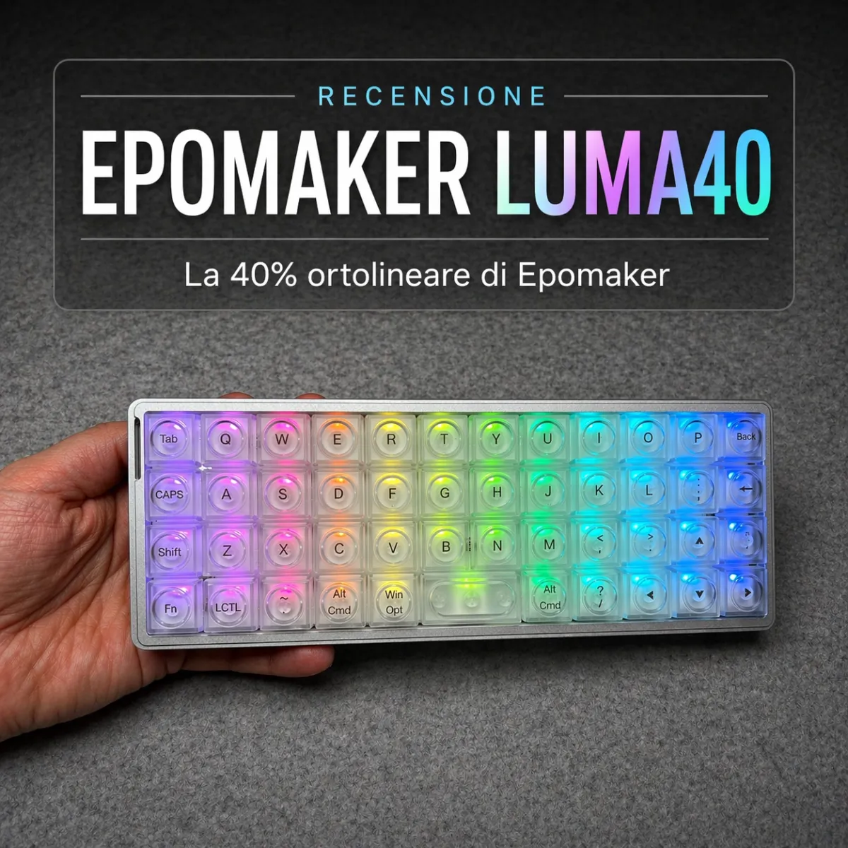 Scopriamo la Epomaker Luma40