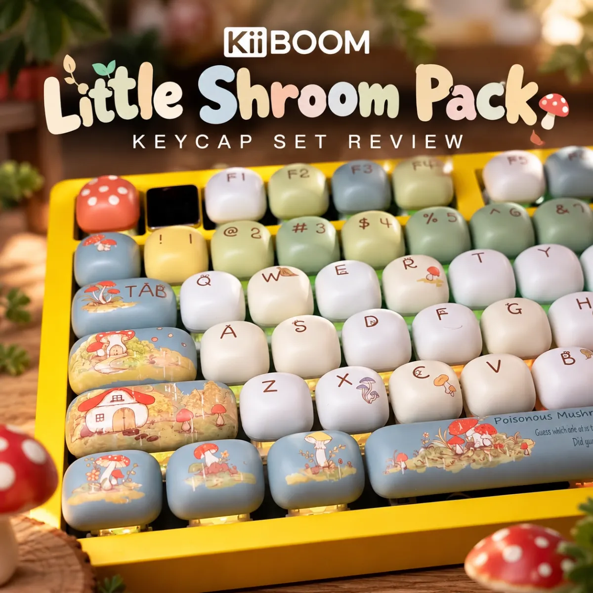 Little Shroom Keycap set
