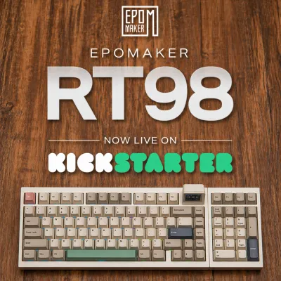 Epomaker RT98, cuore retro conquista Kickstarter