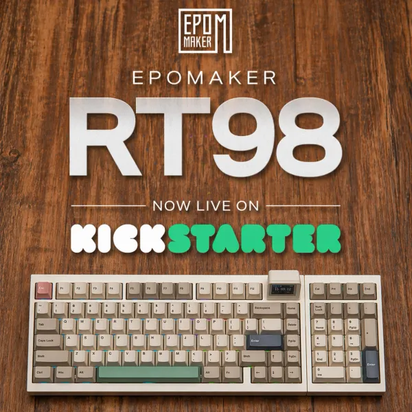 Epomaker RT98, cuore retro conquista Kickstarter
