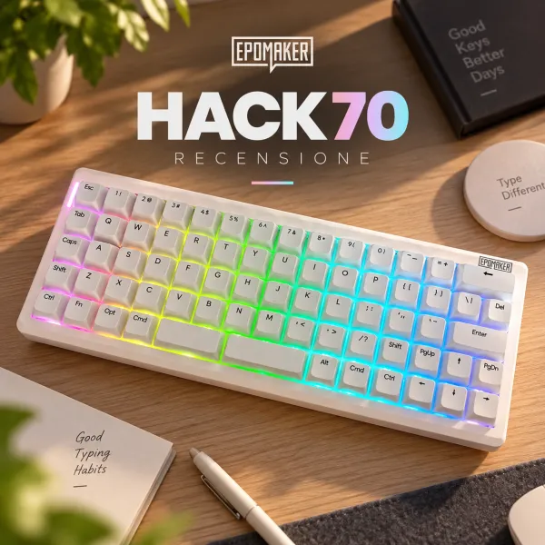 Epomaker Hack70, ortolineare alla prova