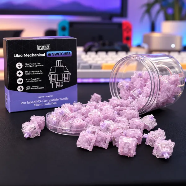 Epomaker Lilac, il silenzio si fa tattile